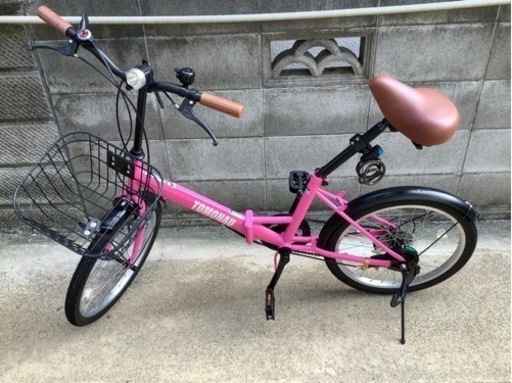 訳あり　折りたたみ自転車20インチ　6段