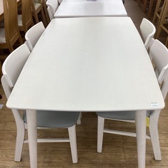 KJ-5【新入荷　アウトレット】ヘル　ダイニング5点セット　ホワイト