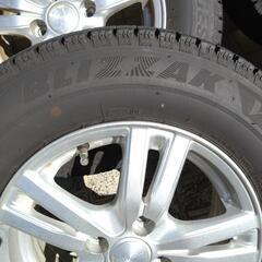 【終了】ワンシーズン使用美品　ブリジストン　BLIZZAK　スタッドレスタイヤ　ホイール4本セット