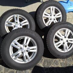 【終了】ワンシーズン使用美品　ブリジストン　BLIZZAK　スタッドレスタイヤ　ホイール4本セット