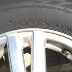 【終了】ワンシーズン使用美品　ブリジストン　BLIZZAK　スタッドレスタイヤ　ホイール4本セット