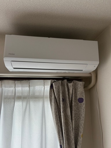 取り付け工事代負担します】Haier 未使用エアコン6畳用 エアコンを探す 