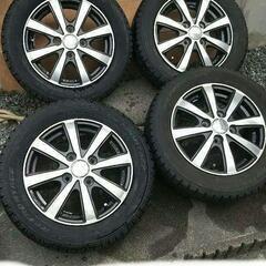 冬用☆高級ホイール　エンケイ製　SMACK★バリ山　軽自動車　スタッドレス　13インチホイール　155/65R13☆タント　ワゴンR　ＮBOX　ステラ　ルークス　モコ　ムーヴ　タント　スペーシア