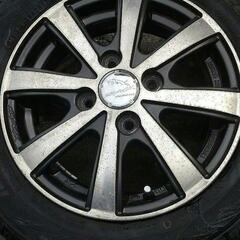 冬用☆高級ホイール　エンケイ製　SMACK★バリ山　軽自動車　スタッドレス　13インチホイール　155/65R13☆タント　ワゴンR　ＮBOX　ステラ　ルークス　モコ　ムーヴ　タント　スペーシア