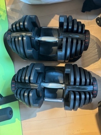 ダンベル 可変式 アジャスタブルダンベル 2個セット 40kg 中古