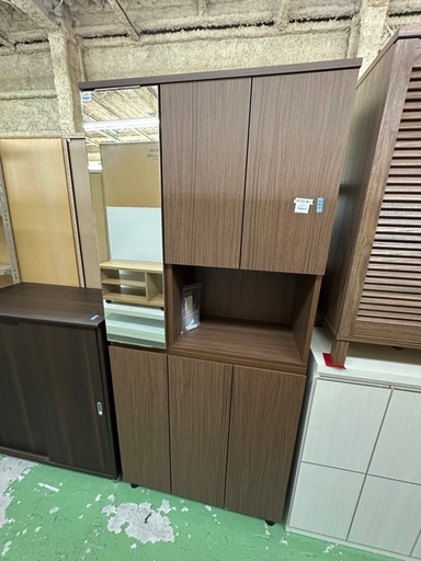 【ドリーム川西店御来店限定】組立式シューズボックス／クリーニング済み 【2001244255600132】