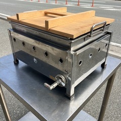 ☆ 中古品 厨房 業務用 おでん鍋 4ツ仕切り LPガス 直火式