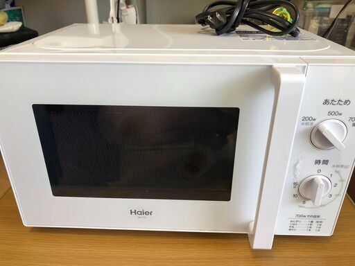 電子レンジ Haier JM-17J-60(W) WHITE 【2023年1月新品で購入】
