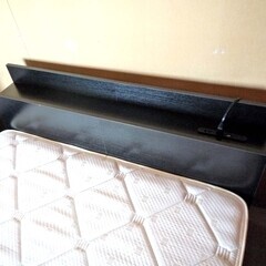 セミダブルベッド マットレス付き 幅120.5×奥行214×高さ72cm 引き出し 