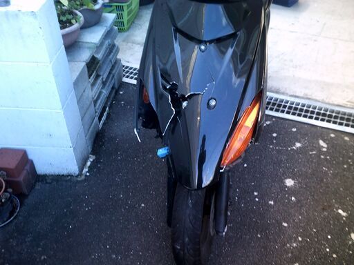 アドレス125　CF4MA　事故現状