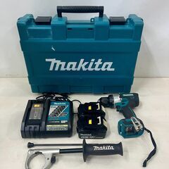 makita 充電式震動ドライバドリル HP486DRGX 急速充電器・純正バッテリ BL1860B 2個セット マキタ ブルー