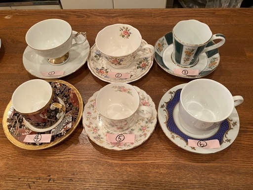 全21個　ティーカップ　コーヒーカップ　デミタスカップ　ソーサー　皿　まとめ売り