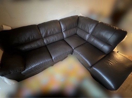 本革オールレザーソファー?? ①【高級30万】イタリア ellezza 本革