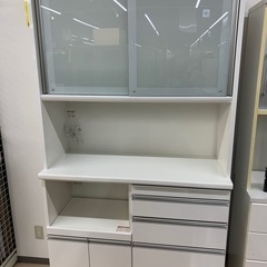 松田家具 2枚扉　システムキッチン ホワイト