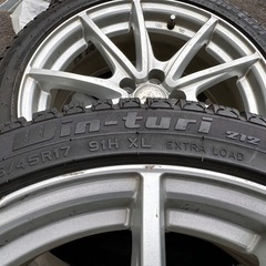 プリウス　30系　50系　17インチ　スタッドレスホイールタイヤセット