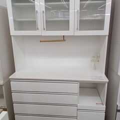 ☆ジモティ割あり☆ レンジボード 白色 H201×D51×W120 クリーニング 