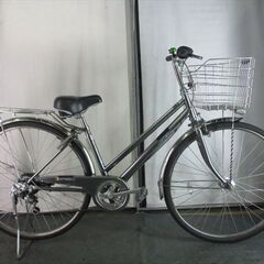 D796★限定特価★ 中古自転車 マルイシ　フォーメーション【　27インチ　シルバー　6段　 】