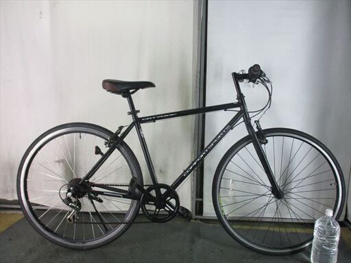 Ｄ799　★11000円★整備済み スポーツ中古自転車 【クロスバイク　黒　49ｃｍ】