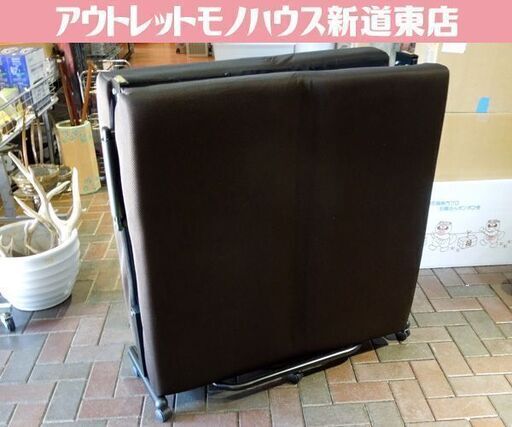 折りたたみベッド シングルベッド ソファベッド ダークブラウン 折りたたみベッド シングルベッド ソファベッド ダークブラウン