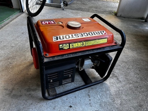 ナカトミ発電機　EG-2000実働