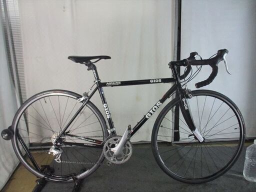 Ｄ805　★39800円★整備済み ロードバイク中古自転車 【GIOS　AIEONE　黒　48ｃｍ　クロモリフレーム】