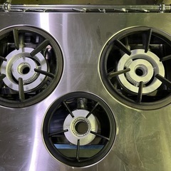 ①マルゼン3口ガステーブル 都市ガス 2019年