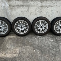 スタッドレスタイヤ BLIZZAK VRX2 155/65R14＆アルミホイール ４本セット