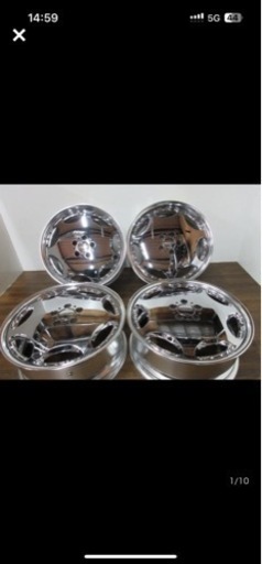 (発送可)AME シャレン 19in8J+42 8.5J+40 5穴PCD114.3 メッキ ディッシュ LOWエスティマ オデッセイetc タイヤ付きすぐはけます　※今日中