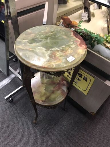 花台　アンティーク風　おしゃれ　イタリア製？　大理石？　ジャングルジャングル貝塚店　貝塚市　二色浜