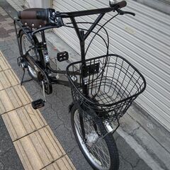 BRIGHT DAY[ブライトディ]20吋 ミニベロ 外装6段/LEDオート/ブラック