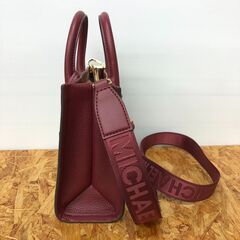 【701】2WAYバッグ MICHAEL KORS ボルドー/MK （W24cm×H19cm×D9cm） 701】2WAYバッグ MICHAEL KORS ボルドー/MK （W24cm×H19cm×D9cm）