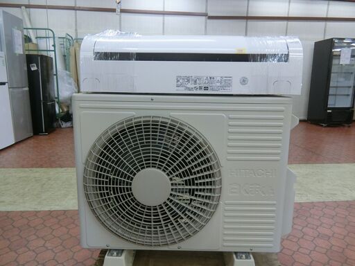 ID 534438　エアコン4K　日立　１０２１年　14～16畳　冷暖　単相200V　RAS-AJ40L2
