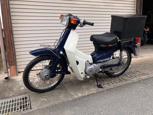 バッテリー新品！c50 スーパーカブ50カスタム 4速セル付き　実働書付