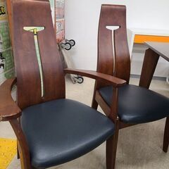J7730　大塚家具　ダイニングテーブルセット　椅子4脚セット　ホークT-809　ブラウン　ラバーウッド　クリーニング済み　【リユースのサカイ柏店】 J7730 大塚家具 ダイニングテーブルセット 椅子4脚セット ホークT-809