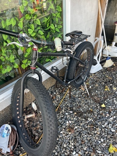 【再出品】自転車　ファットバイク　極太タイヤ　引き取り限定