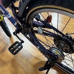 【子供用】整備済 ブリヂストン22型 クロスファイヤーJr 中古 子供用自転車 身長116cm程度から小学生まで 紺色 <自転車のオオムラ 静岡店>