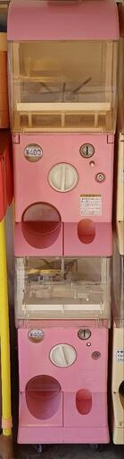 バンダイ　カプセルステーション　②　鍵あり　動作品　100円～400円切り替え可能！　ガチャガチャ本体