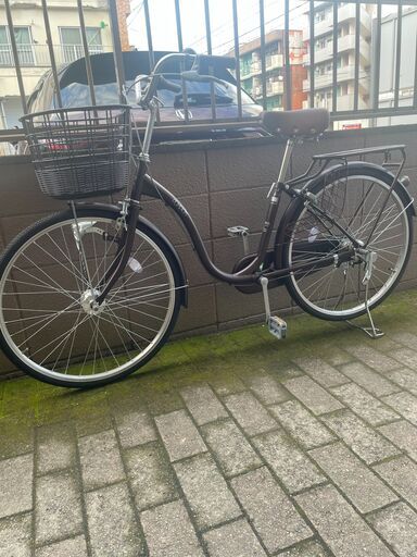 リサイクルショップどりーむ荒田店 No1479 超目玉品！　自転車　２６インチ　ほぼ新品！　ギア内装三段切り替え　LEDオートライト　鍵付き　定価約４万　半年以内