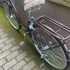 リサイクルショップどりーむ荒田店 No1479 超目玉品！　自転車　２６インチ　ほぼ新品！　ギア内装三段切り替え　LEDオートライト　鍵付き　定価約４万　半年以内　