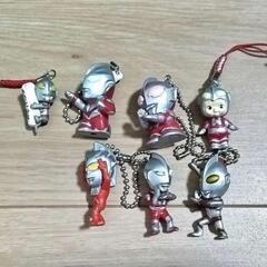 ウルトラマン ディアゴスティーニ&ソフビ&キーホルダー&バッジセット