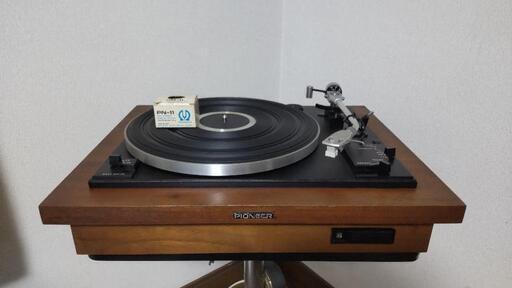 パイオニア　マニュアル　レコードプレーヤー　未使用レコード針付属　マニュアル改造品　ターンテーブル　レコード　昭和レトロ　アンティーク