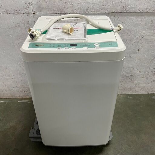 【YAMADA】 ヤマダセレクト 全自動洗濯機 YWM-T70G1 7.0kg 2019年製 J0443