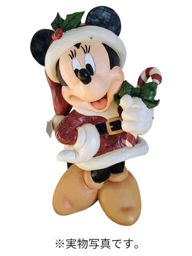 【外箱無し・展示品・若干塗装汚れあり】ジム・ショア クリスマスディズニー ミニーオブジェ