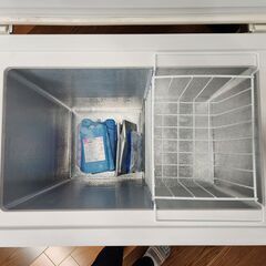 レマコム　冷凍ストッカー　102L　上開き　RRS-102CNF　8段階調整　急速冷凍付き