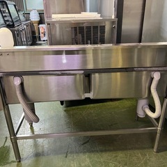 2槽シンク1200x600x800(+150)