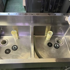 2槽シンク1200x600x800(+150)