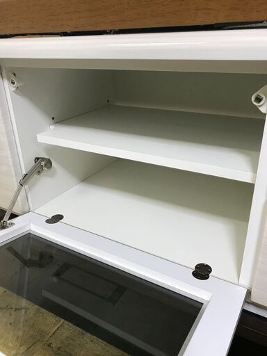 【FU1056】★TV台 ホワイト 白 テレビ台 テレビ 家具 堺市 深井【ジャングルジャングル深井店】