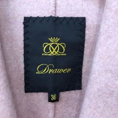 703】ノースリーブコート Drawrr ベージュ サイズ36