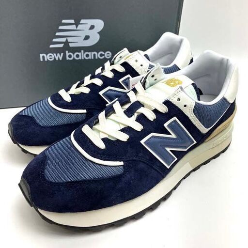 【未使用品】ニューバランス New Balance スニーカー U574LGBB ネイビー 27.0cm 靴 ※タグ付き 箱有