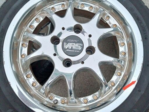 軽自動車 14インチ 深リム☆メッキ☆夏 165/55R14 ムーヴ ミラ ワゴンR 